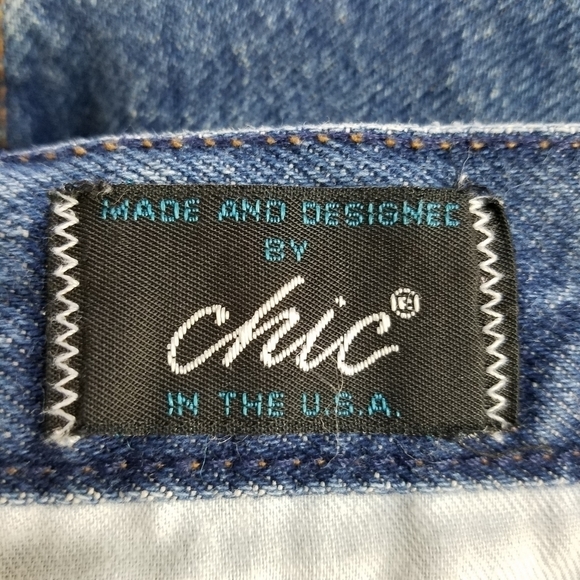 Vintage 80s Chic High Waist Mom Jeans Plus Size 18 Petite - Picture 2 of 4